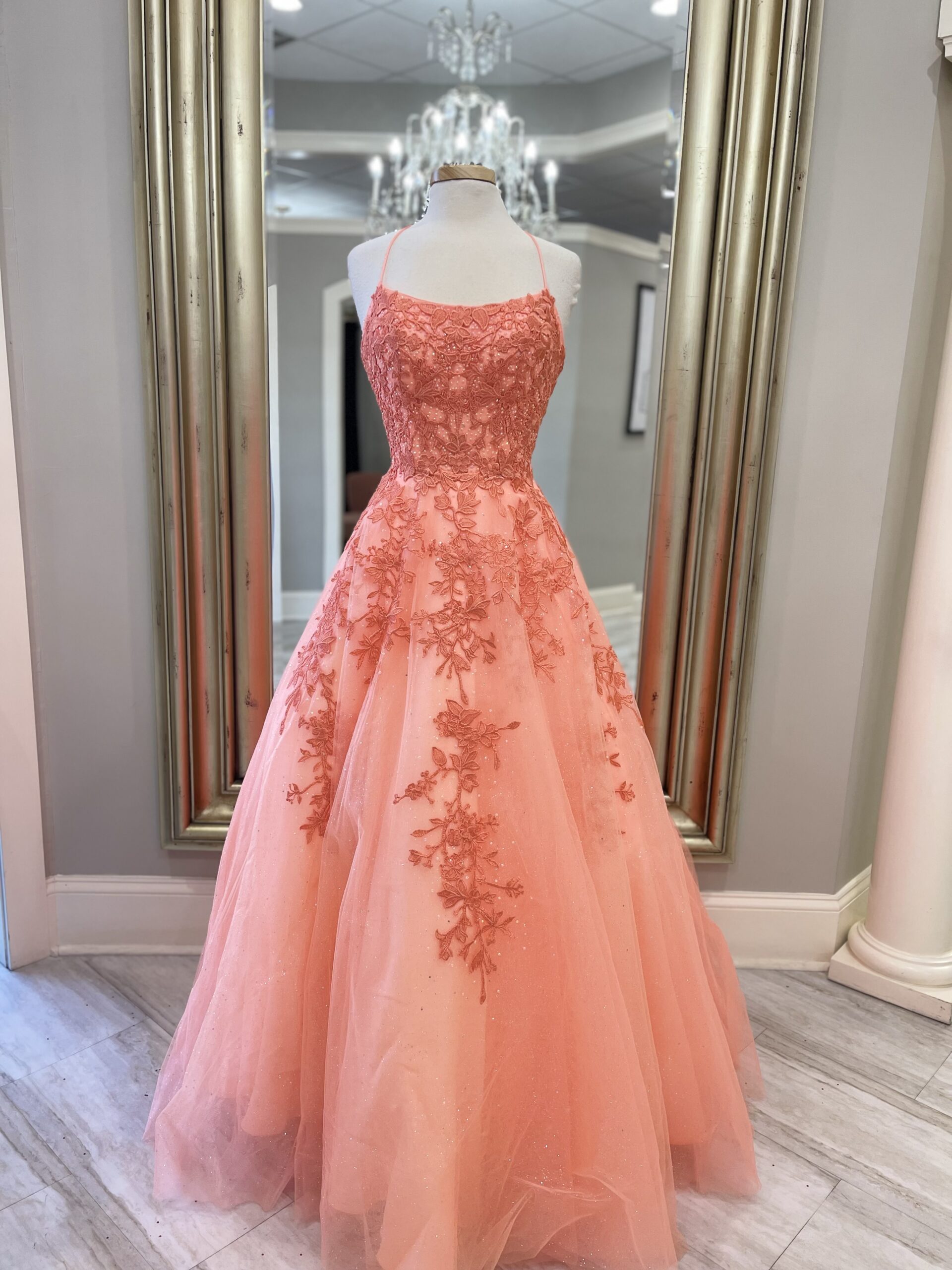 amanda's touch homecoming dresses Ladivine 9245 Elegant Embellished Tulle A-line Mini Dress Blush / L main image 0