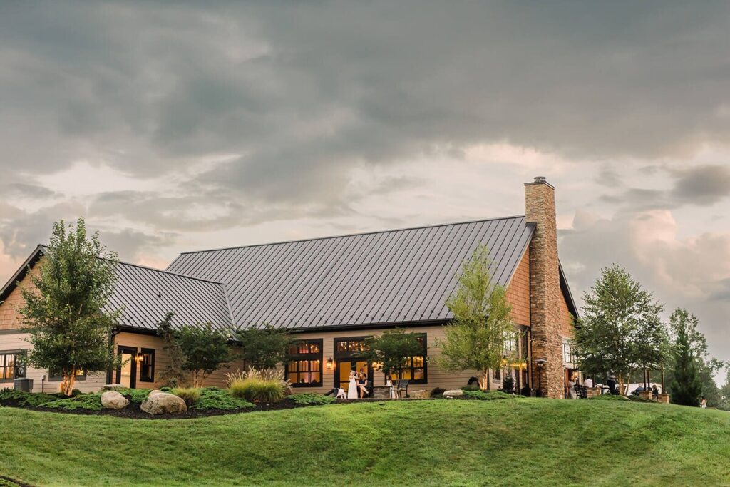 The Glass Hill Venue, a wedding venue in Virginia with stunning views and a serene wedding atmosphere.