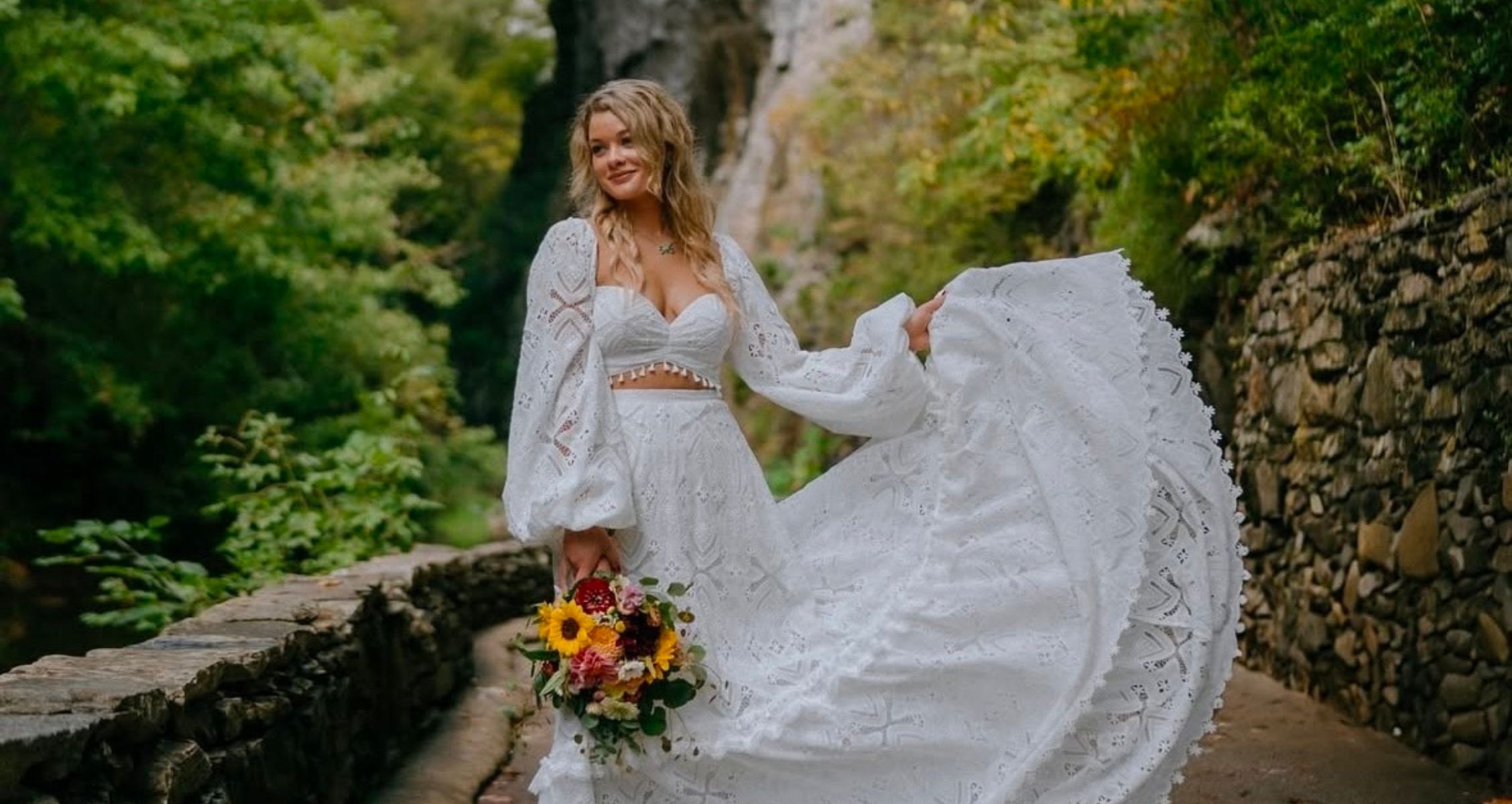 boho festival wedding dress Bohemian Goddess Wedding Dress | Made-To-Order main image 1